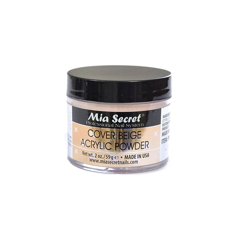 Mia Secret Cover Beige Acrylic Powder 2 Oz by Mia Secret