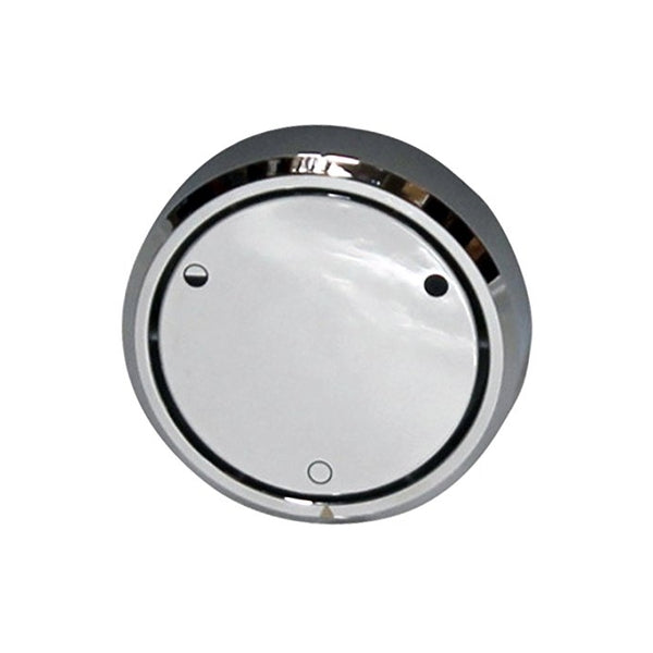 Westbrass D493CHM-26 Patented Deep Soak Closing No-Hole Overflow Cover for Full and Partial Overflow Closure, Polished Chrome
