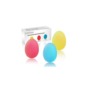 Hand Stress Balls with Carry Bag- 3 Resistance, Finger Wrist Arthritis Therapy Exercise Ball, Squeeze Ball Hand Exerciser Helps to Strengthen Grip