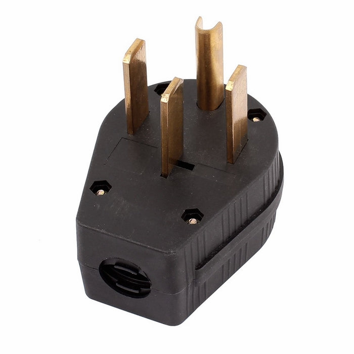 uxcell Industrial Grade NEMA 14-50p 50A 125V Straight Blade US Four Holes Plug