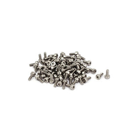 uxcell M2x5mm Thread T6 Torx Drive 304 Stainless Steel Torx Socket Head Cap Screw 80pcs