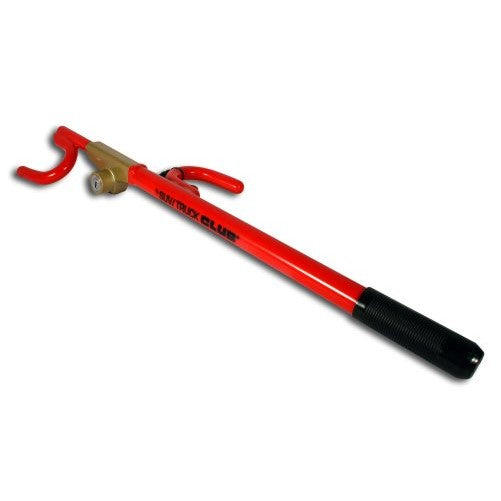 Winner International The Club 2100 Truck/SUV Club Steering Wheel Lock, Red