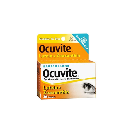 Bausch & Lomb Ocuvite Lutein Capsules 36 Capsules