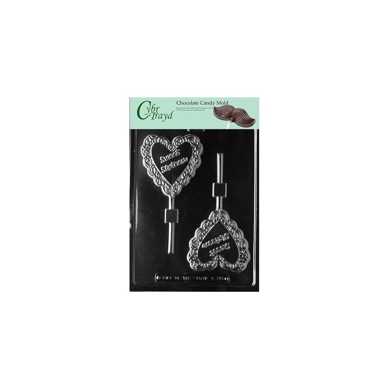 Cybrtrayd L035 Lolly Letters and Numbers Chocolate Candy Mold, Sweet Sixteen