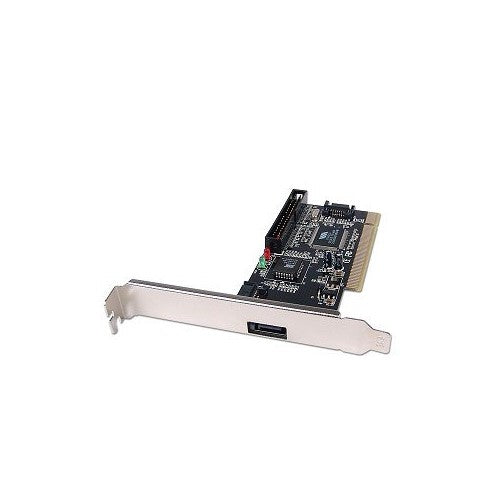 Two Channel SATA and Ultra ATA PCI RAID Controller Card