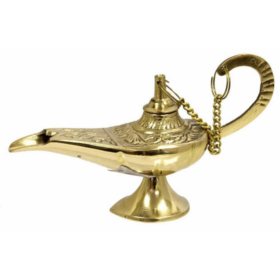 GSM DISTRIBUTION Brass Aladdin Genie Lamps Incense Burners