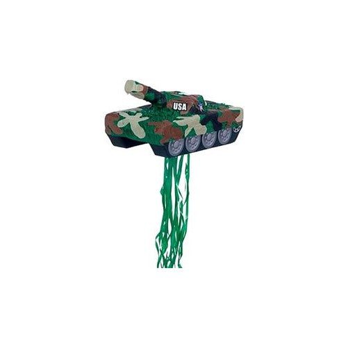 YA OTTA PINATA 30229 Tank Pull String Pinata - paper