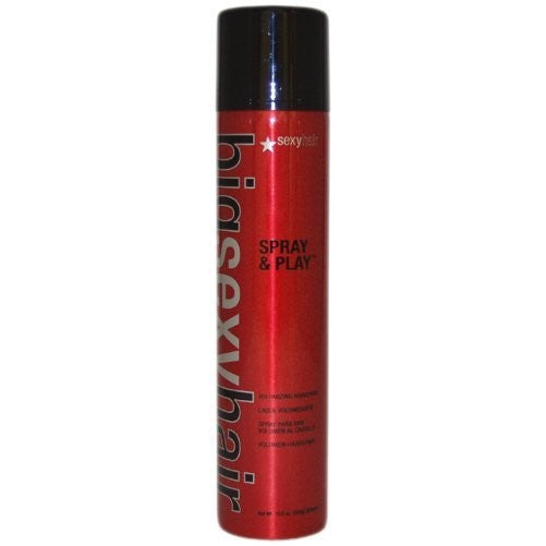 Sexy Hair Concepts Big Sexy Hair Spray & Play Volumizing Hairspray Boosting Volume & Thickness Hold Factor 7 For Weightless Volume, Shine, Texturizing and Fullness with a Flexible All Day Hold - 10oz