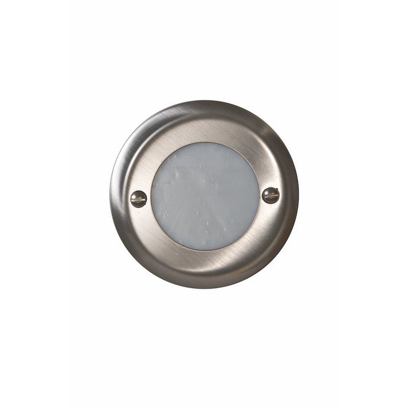 Highpoint Deck Lighting HP-712R-SS Berkley 12-Volt Recessed Outdoor Deck and Step Light Fixture, Brushed Stainless