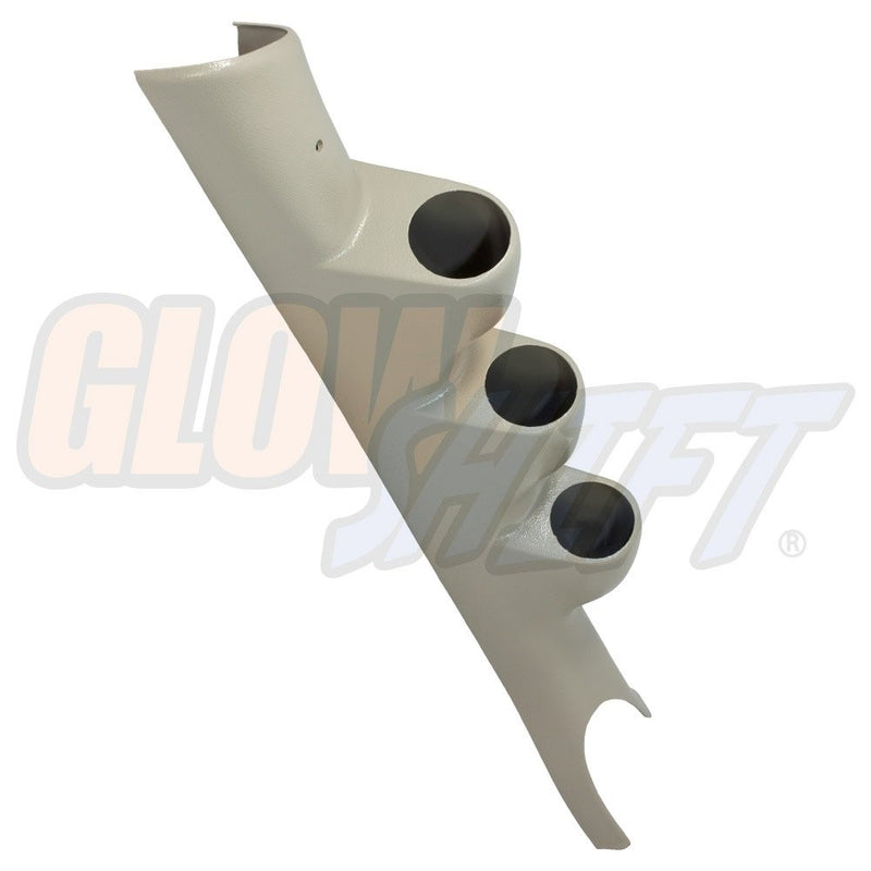 GlowShift Taupe Triple Pillar Pod for 2003-2009 Dodge Ram Cummins (Complete Replacement)