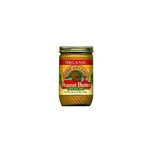 Once Again Organic American Classic Crunchy Peanut Butter, 16 Ounce - 12 per case.