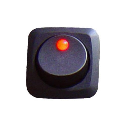 Keep It Clean SW16R Red 25 Amp/12V Square Framed LED Rocker Switch
