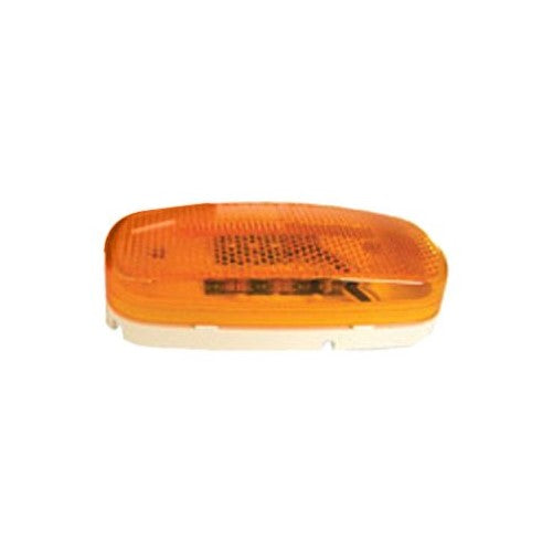 Peterson V180A Piranha Amber LED Oval Clearance/Side Marker Light with Reflex