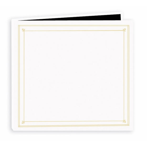 Pioneer Photo Albums 204-Pocket Post Bound Leatherette Cover Photo Album for 4 by 6-Inch Prints, White