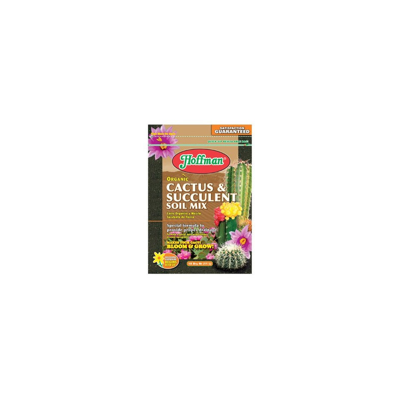 Hoffman 10410 Organic Cactus and Succulent Soil Mix, 10 Quarts