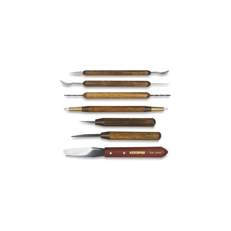 Kemper Ceramic Tool Set, Assorted Size, Set of 7