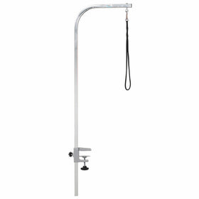 Master Equipment Zinc-Plated Steel Dog Grooming Arm with Clamp, 48-Inch, Silver