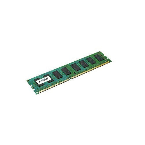 Crucial 4GB Single DDR3 1600 MT/s PC3-12800 CL11 Unbuffered UDIMM 240-Pin Desktop Memory Module CT51264BA160B