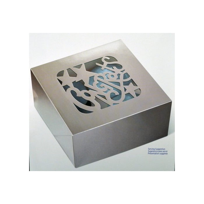 Wilton 415-0947 3-Pack 4 Cavity Congrats Silver Foil Cupcake Box