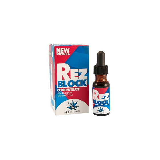 "RezBlock Concentrate by 420 Science - 15ml - Pipe Glass Cleaner "
