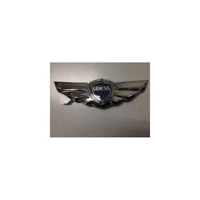 2009-13 Hyundai Genesis Sedan BLACK CHROME "Wing" trunk emblem
