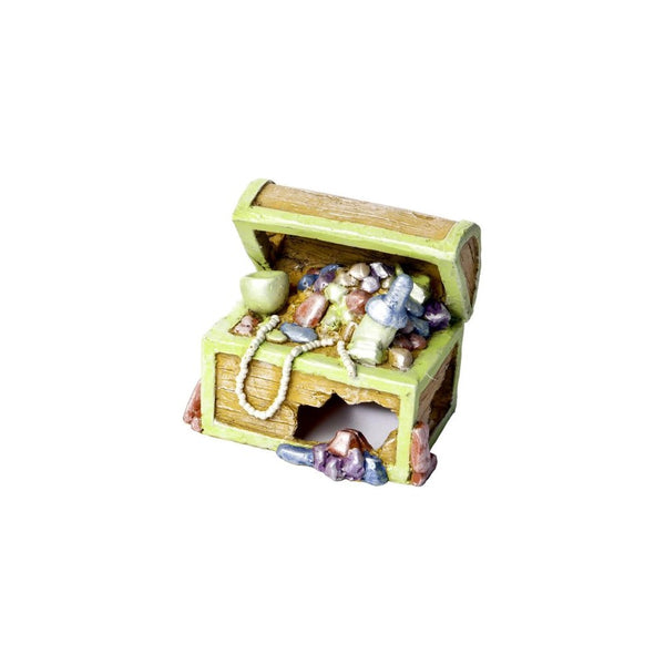 GloFish Treasure Chest Ornament for Aquarium, Small