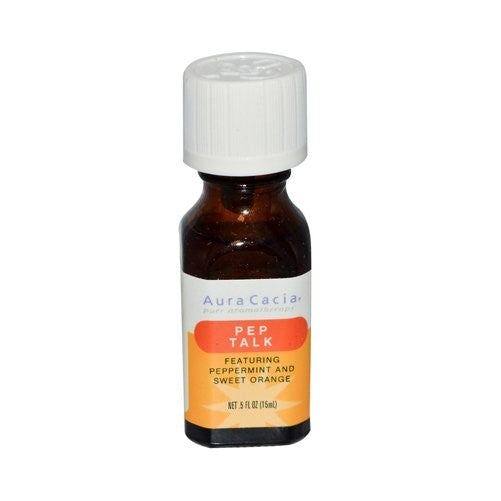 Aura Cacia Pure Aromatherapy Oil Pep Talk -- 0.5 fl oz