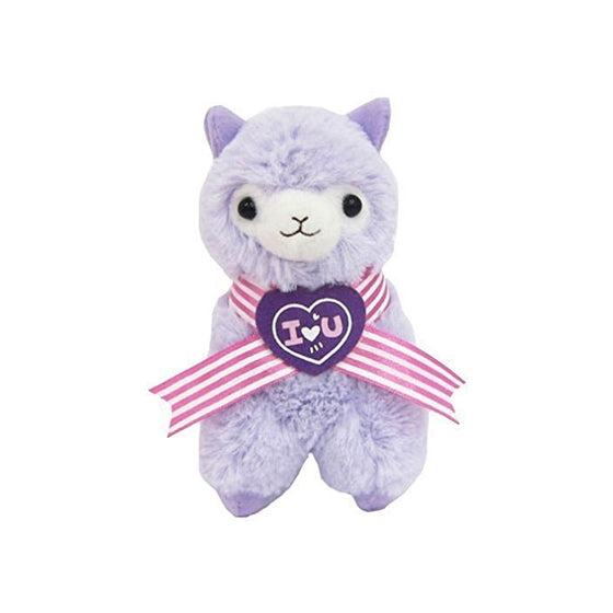 Llama Sweet Heart Alpaca 18" Plush Purple