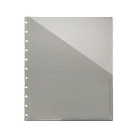Staples Arc Notebook Dual Pocket Poly Dividers, Letter-sized, Smoke, 2 Pack (20019)