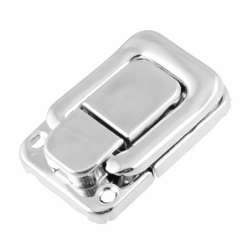 Uxcell 1.9-Inch Chest Boxes Case Metal Toggle Catch Latch, Silver Tone