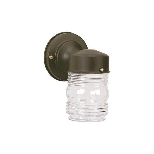 Westinghouse 6688500 Black One Light Exterior Jelly Jar Light