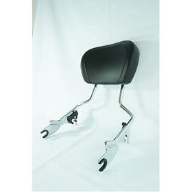 Detachables Backrest Sissy Bar Passenger Backrest for Harley Davidson Touring Electra Glide FLHT (Year 2009-later)
