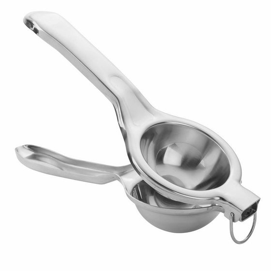 Chef's Star Jumbo Lemon Squeezer, Lime Juicer, Stainless-Steel Citrus Juice Press