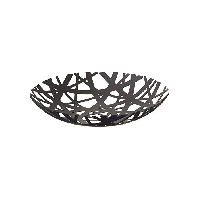 YAMAZAKI home Tower Fruit Bowl, Black