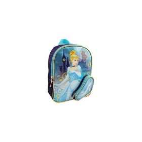 Disney Girls' Cinderella Mini Backpack, Blue