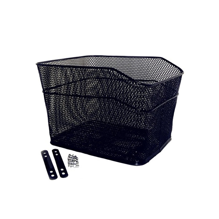 Bicycle Back Basket, YIFAN Storage Bike Cargo Rack Cycling Mountain Road Bike MTB Accessories - Black
