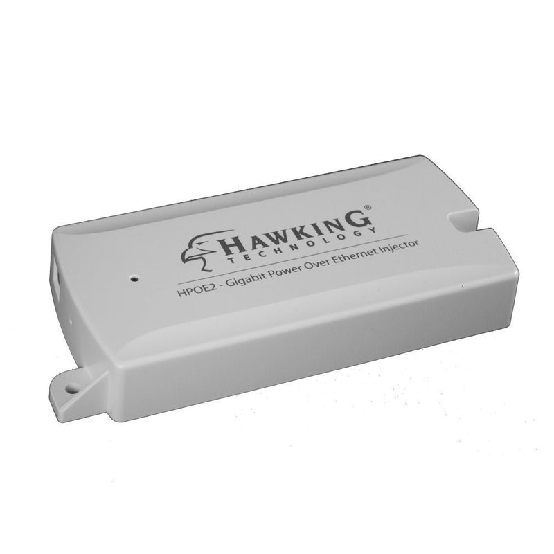 Hawking Technology Gigabit Power-Over-Ethernet (PoE) Injector Kit Max 54V/0.6A (HPOE2)