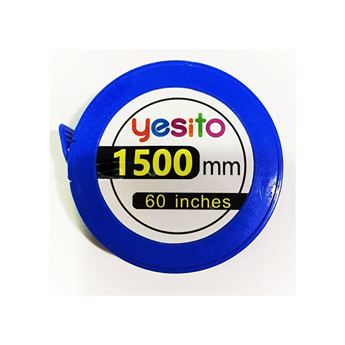 Yesito Double-scale 60-Inch/150cm Push Button Retractable Tape Measure for Seamstress Crafter Quilter