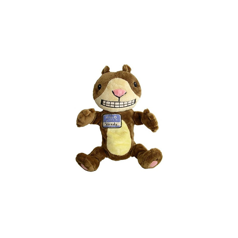MerryMakers Scaredy Squirrel Plush Hand Puppet, 12-Inch