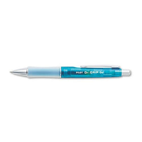 Pen, Gel, Retractable, Black Ink/Electric Blue Barrel, Sold as 1 each