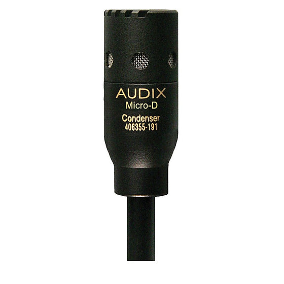 Audix MicroD Instrument Condenser Microphone, Hyper-Cardioid