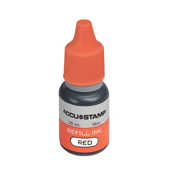 ACCUSTAMP Ink Refill for Pre-Ink Stamps, Red (090683)