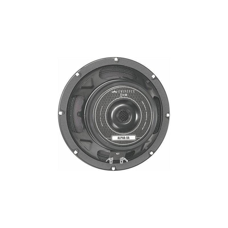 Eminence American Standard Alpha 8A 8" Replacement Speaker, 125 Watts at 8 Ohms
