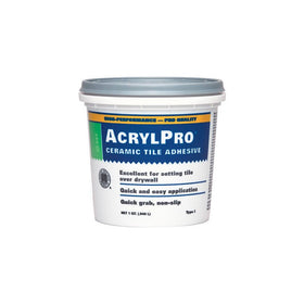 Custom Building Products ARL4000QT 1 Quart AcrylPro Ceramic Tile Mastic, White