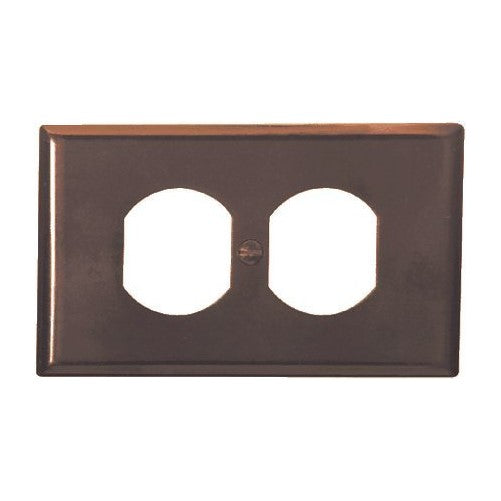 Leviton M01-86003-IMP 10 Pack 1 Gang Wallplates, Duplex Receptacle, Ivory
