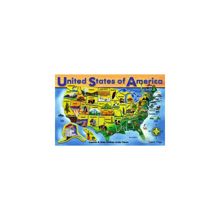 Melissa & Doug USA Map Wooden Puzzle (45 pcs)