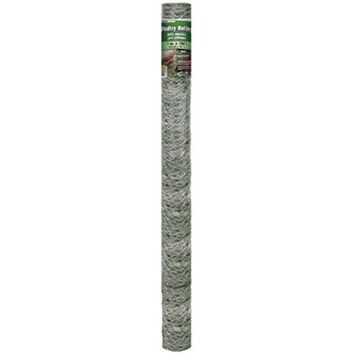 Mat 308498B 72-Inch by 150-Feet 2-Inch Mesh Galvanized Poultry Netting