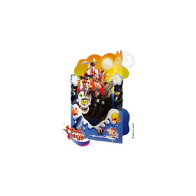 Santoro Interactive 3-D Swing Greeting Card, Pirate Ship (SSC38)