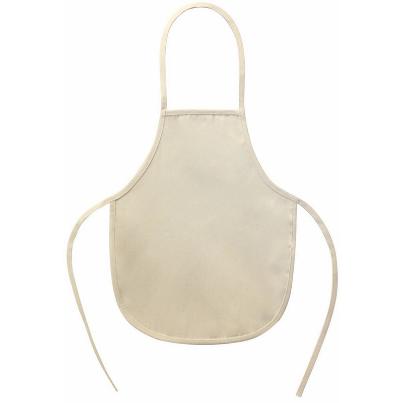 Canvas Corp 0146-NAT Twill Childs Apron 18"X14"-Natural