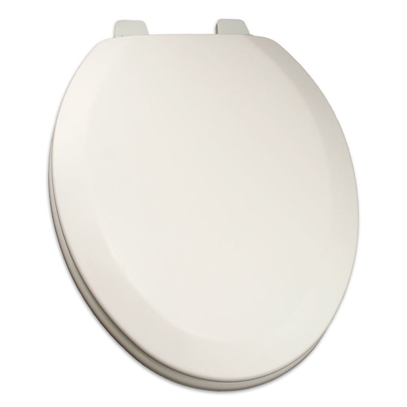 Comfort Seats C3B4R2-00 Deluxe Molded Wood Toilet Seat, Round, White